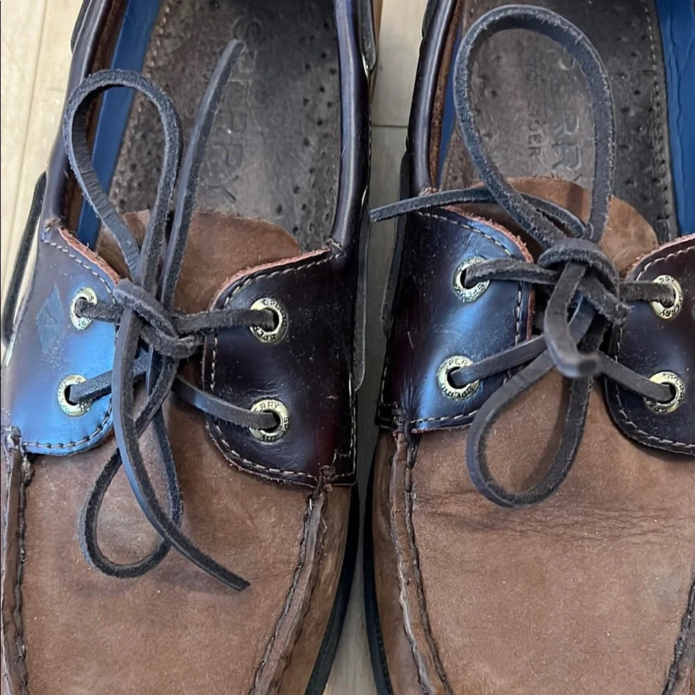 Sperry Brown Boat Shoes Moccasin Style 9.5